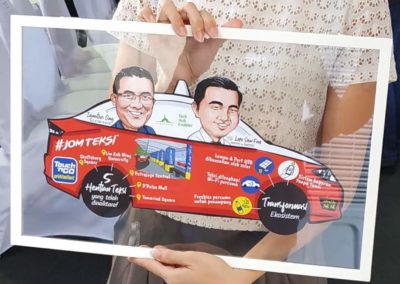 Touch and go launch event Jom teksi