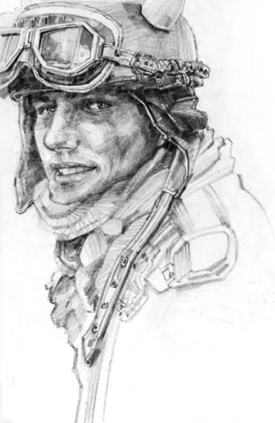 tak-tik illustration pencil sketch
