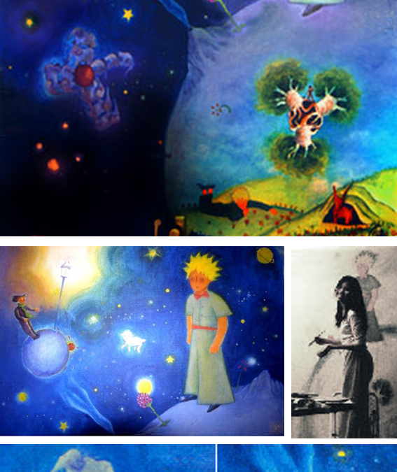 Mural fresco painting with Acrylic