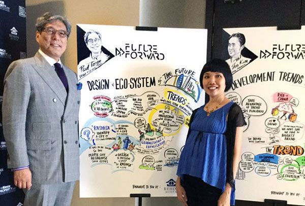 TAK-TIK graphic recording Future Forward Forum on Developing
