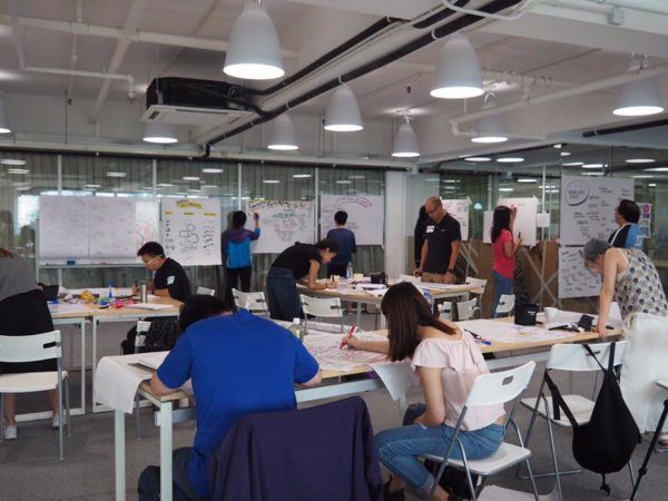 LOG graphic recording workshop by Tak-tik hong kong
