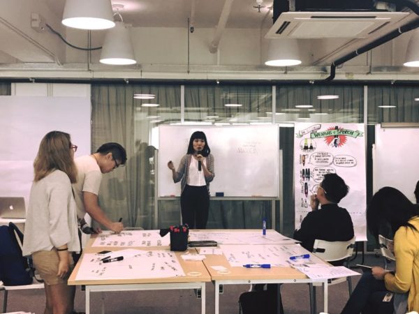 LOG graphic recording workshop by Tak-tik hong kong