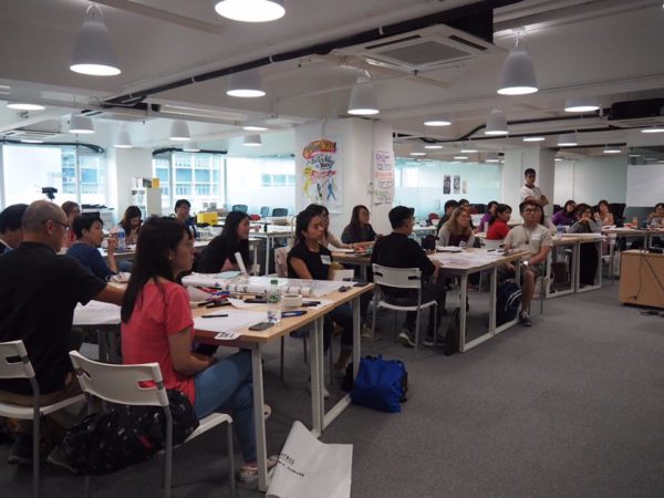 LOG graphic recording workshop by Tak-tik hong kong