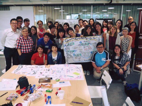 LOG graphic recording workshop by Tak-tik hong kong