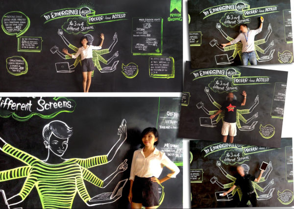 Kantar space illustration at APAC Confest 2015 by GroupM WPP in Bali, Indonesia 3