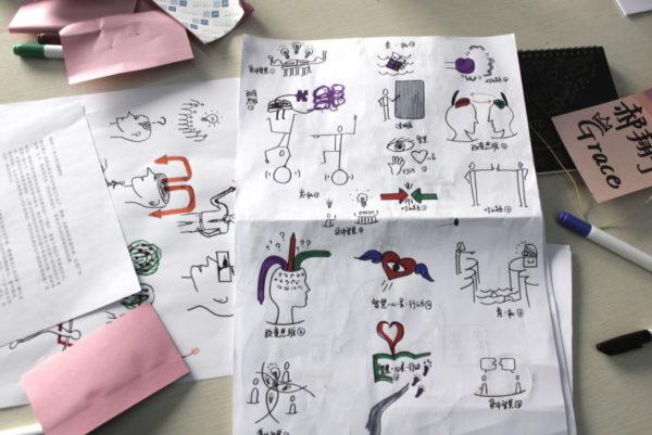 LOG graphic facilitation workshop by Tak-tik