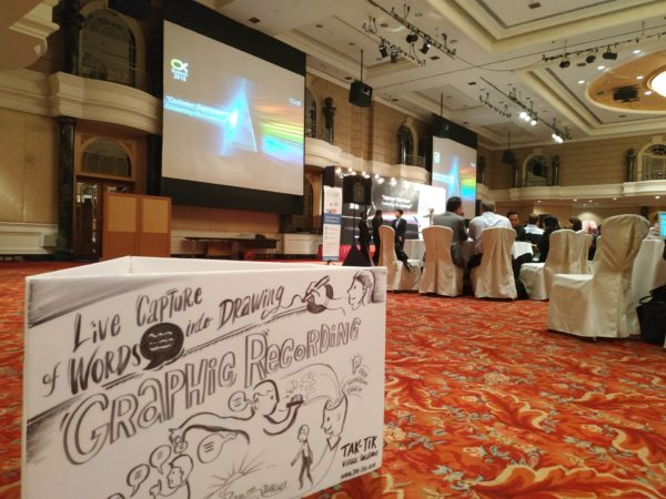 CX summit 2018 TAK-TIK graphic recording at CX summit conf CCAM