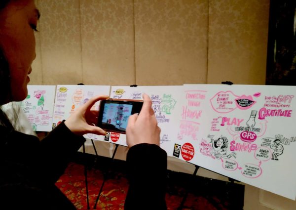 CX summit 2018 TAK-TIK graphic recording at CX summit conf CCAM