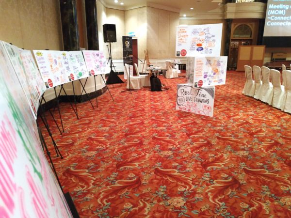 CX summit 2018 TAK-TIK graphic recording at CX summit conf CCAM