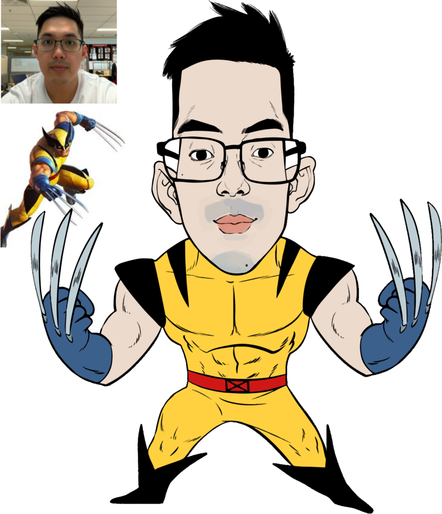 caricature tak tik