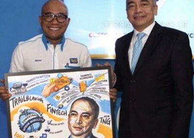TouchNGo token to Dato’ Sri Mohamed Nazir bin Tun Abdul Razak