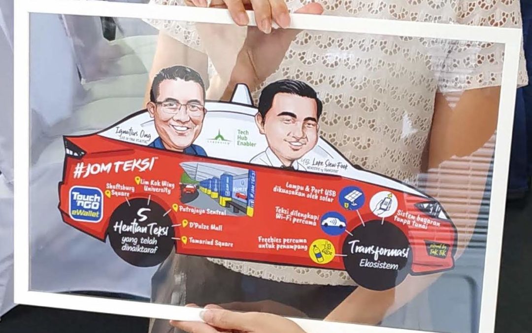 Touch and go launch event Jom teksi